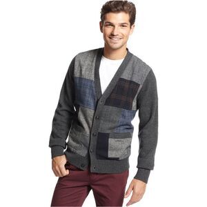 Tommy Hilfiger Patchwork Cardigan Sweater - S